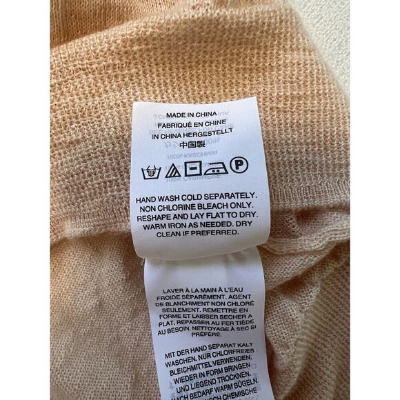 J. Crew Collection Cashmere Sweater Womens Size XS Light Pink Knit Layer Capsule - Picture 5 of 7